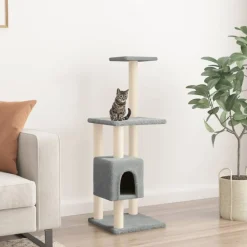vidaXL Productos Para Mascotas-Rascador para gatos con postes de sisal 104 cm