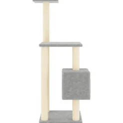 vidaXL Productos Para Mascotas-Rascador para gatos con postes de sisal 104 cm