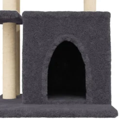 vidaXL Productos Para Mascotas-Rascador para gatos con postes de sisal 83,5 cm