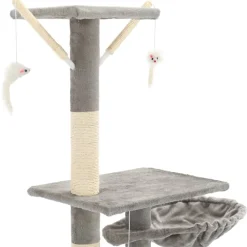 vidaXL Productos Para Mascotas-Rascador para gatos con poste de sisal 230-250 cm