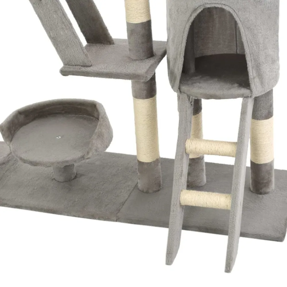 vidaXL Productos Para Mascotas-Rascador para gatos con poste de sisal 230-250 cm