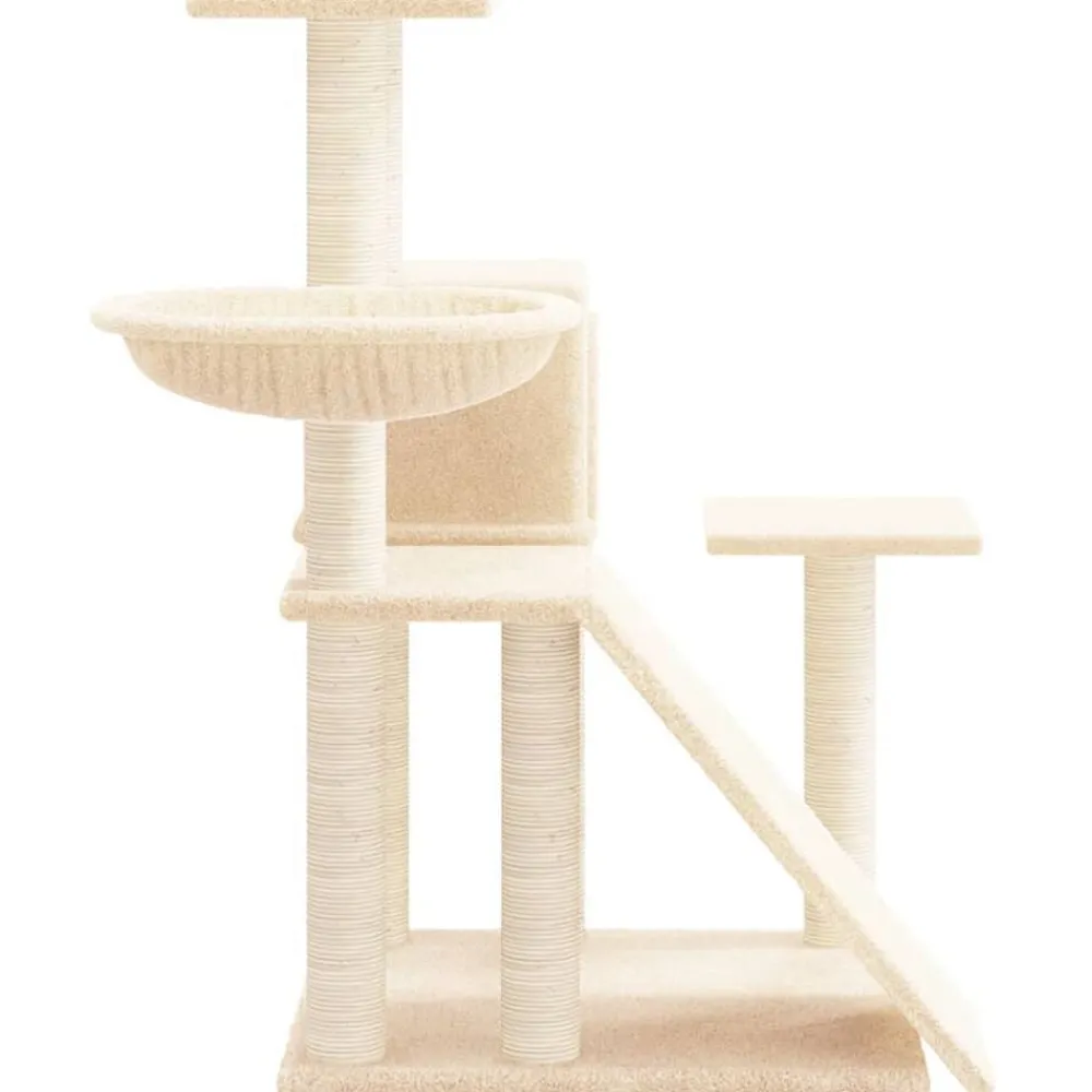 vidaXL Productos Para Mascotas-Rascador para gatos con postes de sisal color 82 cm