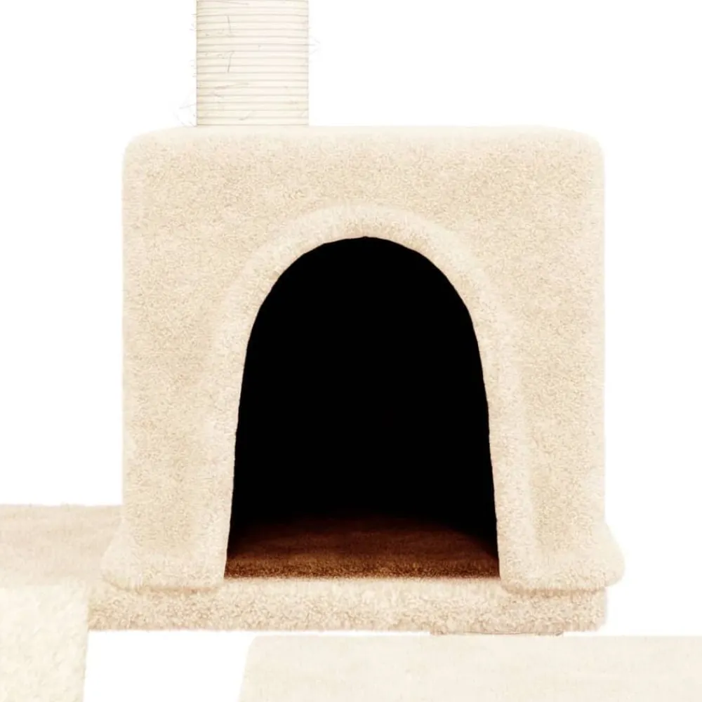 vidaXL Productos Para Mascotas-Rascador para gatos con postes de sisal color 82 cm