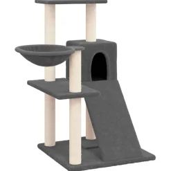 vidaXL Productos Para Mascotas-Rascador para gatos con postes de sisal 82 cm