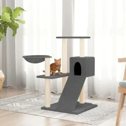vidaXL Productos Para Mascotas-Rascador para gatos con postes de sisal 82 cm
