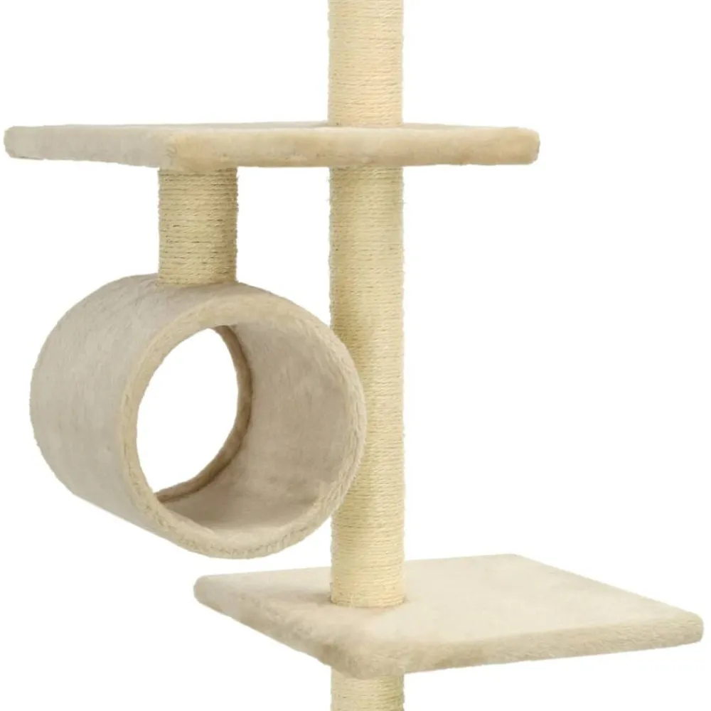 vidaXL Productos Para Mascotas-Rascador para gatos con postes de sisal 260 cm