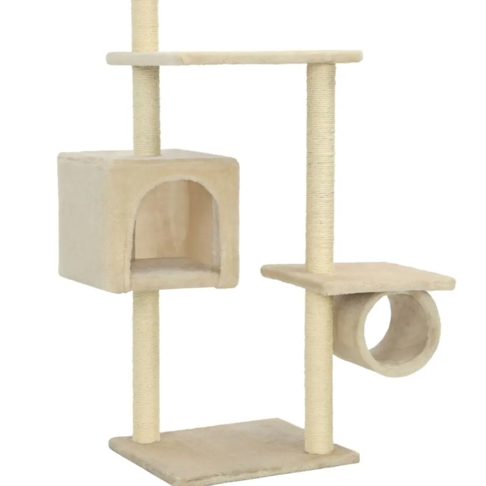 vidaXL Productos Para Mascotas-Rascador para gatos con postes de sisal 260 cm