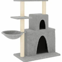vidaXL Productos Para Mascotas-Rascador para gatos con postes de sisal 83 cm