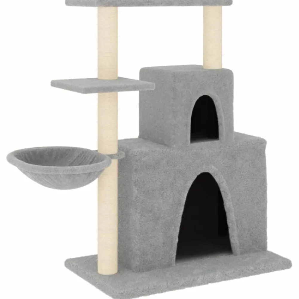 vidaXL Productos Para Mascotas-Rascador para gatos con postes de sisal 83 cm