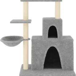 vidaXL Productos Para Mascotas-Rascador para gatos con postes de sisal 83 cm