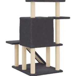 vidaXL Productos Para Mascotas-Rascador para gatos con postes de sisal 97 cm