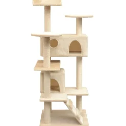 vidaXL Productos Para Mascotas-Rascador para gatos con poste rascador de sisal 125 cm