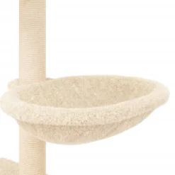 vidaXL Productos Para Mascotas-Rascador para gatos con postes de sisal color 117 cm