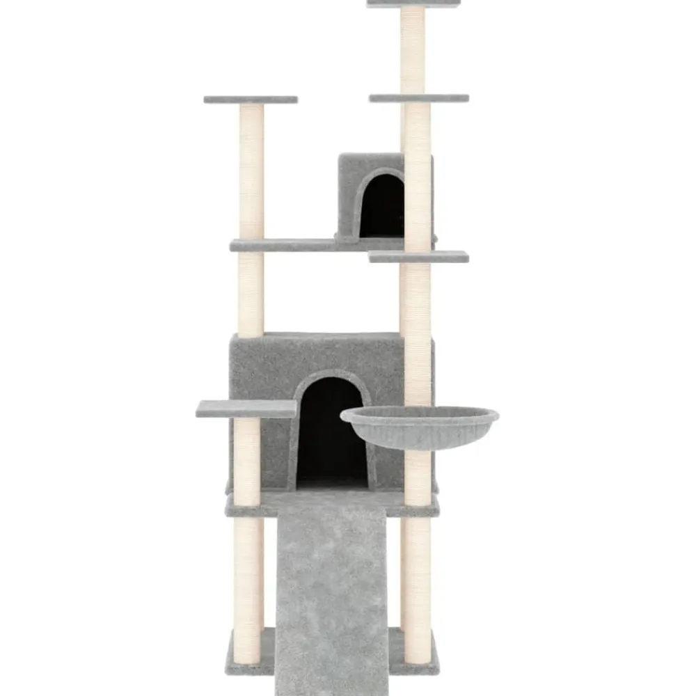 vidaXL Productos Para Mascotas-Rascador para gatos con postes de sisal 154 cm