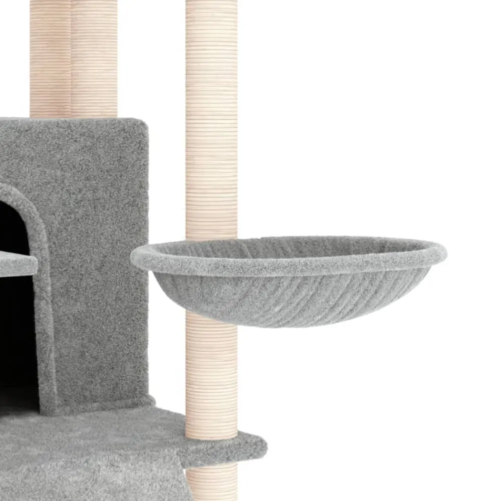 vidaXL Productos Para Mascotas-Rascador para gatos con postes de sisal 154 cm