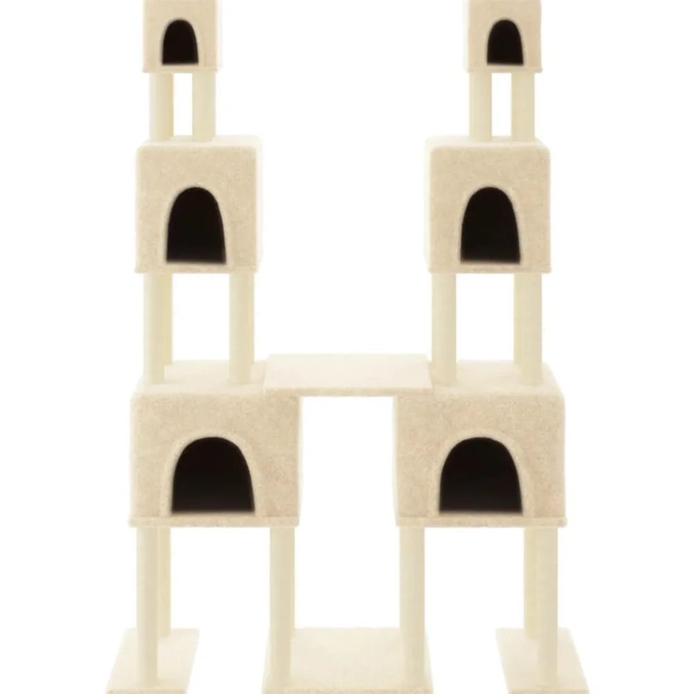 vidaXL Productos Para Mascotas-Rascador para gatos con postes de sisal color 199 cm