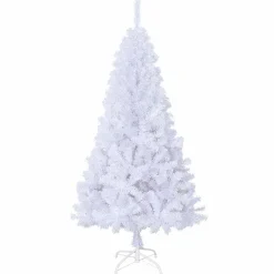 vidaXL Árbol de Navidad artificial con 150 LED 120 cm PVC y Acero Rosa Best