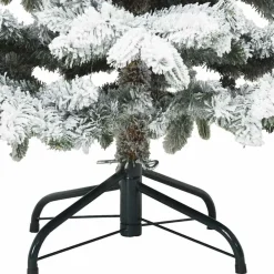 vidaXL Árbol de Navidad artificial con 150 LED 120 cm PE y PVC White Hot