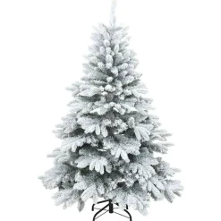 vidaXL Árbol de Navidad artificial con 150 LED 120 cm PE y PVC White Hot