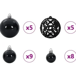 vidaXL Árbol de Navidad artificial con 150 LED 120 cm PE y PVC White Hot