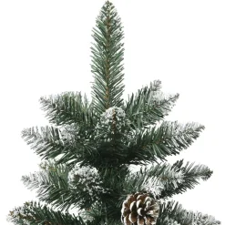 vidaXL Árbol de Navidad artificial con soporte PVC verde 120 cm Clearance