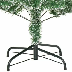 vidaXL Árbol de Navidad Artificial Nevado con Luz LED Verde y 150 cm Best