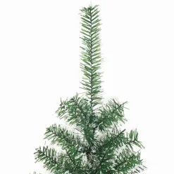 vidaXL Árbol de Navidad Artificial Nevado con Luz LED Verde y 150 cm Best