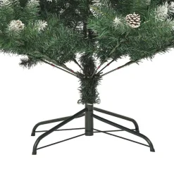 vidaXL Árbol de Navidad artificial Verde 120 cm PVC, Plástico y Acero Online