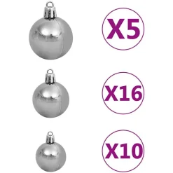 vidaXL Árbol de Navidad artificial 180 cm PVC, Acero y Plástico Verde Online