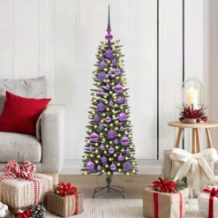 vidaXL Árbol de Navidad artificial Verde 120 cm PVC, Plástico y Acero Outlet