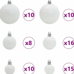 vidaXL Árbol de Navidad Artificial Preiluminado 210 cm PET Plateado Outlet