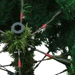 vidaXL Árbol de Navidad artificial plegable cubierto de nieve Verde y verde Outlet