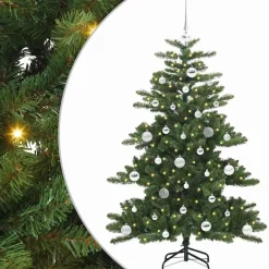 vidaXL Árbol de Navidad artificial con ramas articuladas 150 cm Verde Online