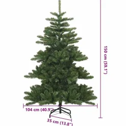 vidaXL Árbol de Navidad artificial con ramas articuladas 150 cm Verde Online