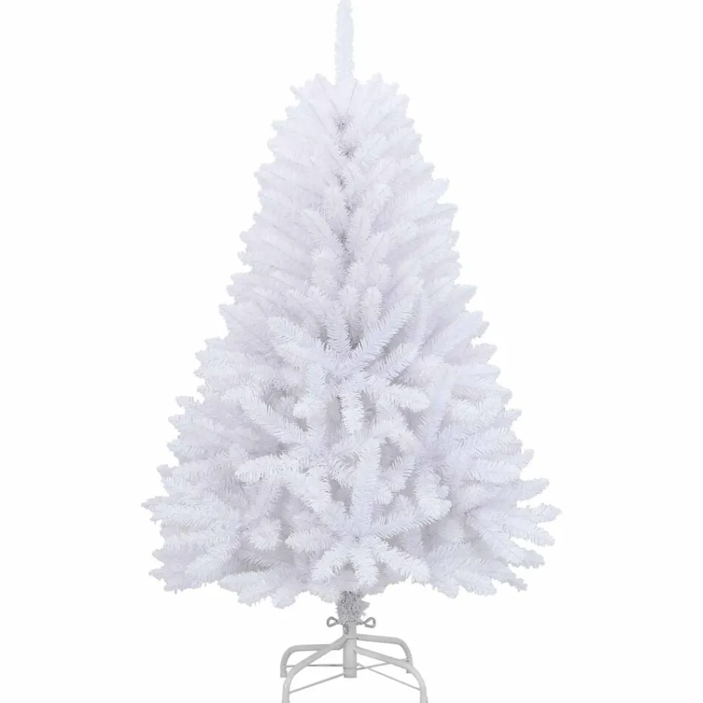 vidaXL Árbol de Navidad artificial con ramas articuladas 120 cm Lila