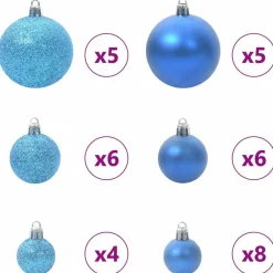 vidaXL Árbol de Navidad con 150 LED con soporte 120 cm PET Plateado Best