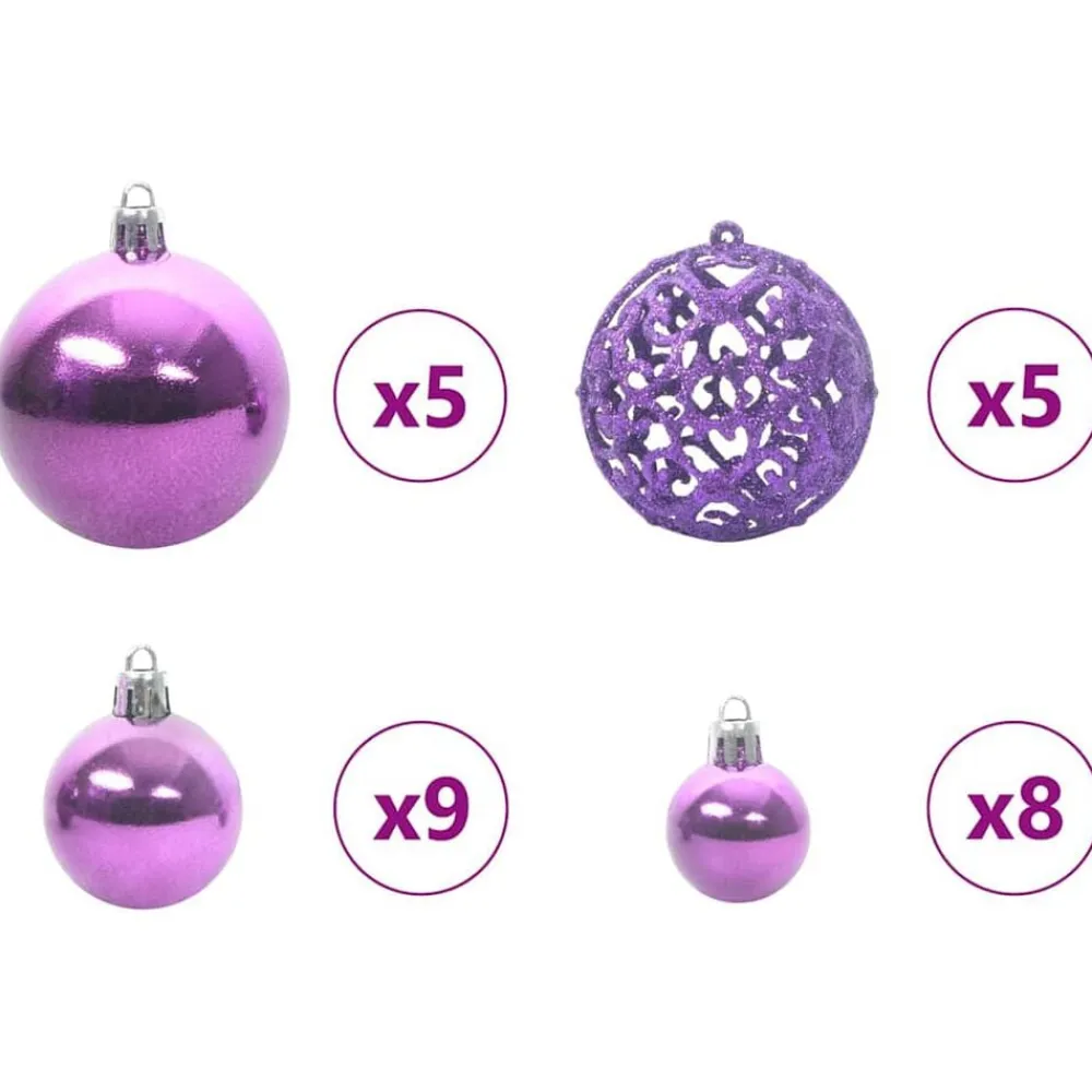vidaXL Árbol de Navidad con 150 LED con soporte 120 cm PVC Negro Best