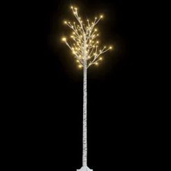 vidaXL Árbol de Navidad LED blanco cálido sauce interior exterior 2,2m Blanco c&aacute;lido Outlet