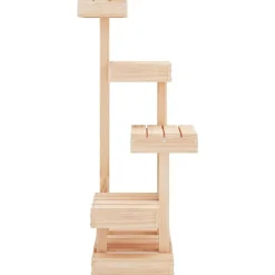 vidaXL Productos Para Mascotas-Árbol para gatos madera maciza de pino 45,5x49x103 cm