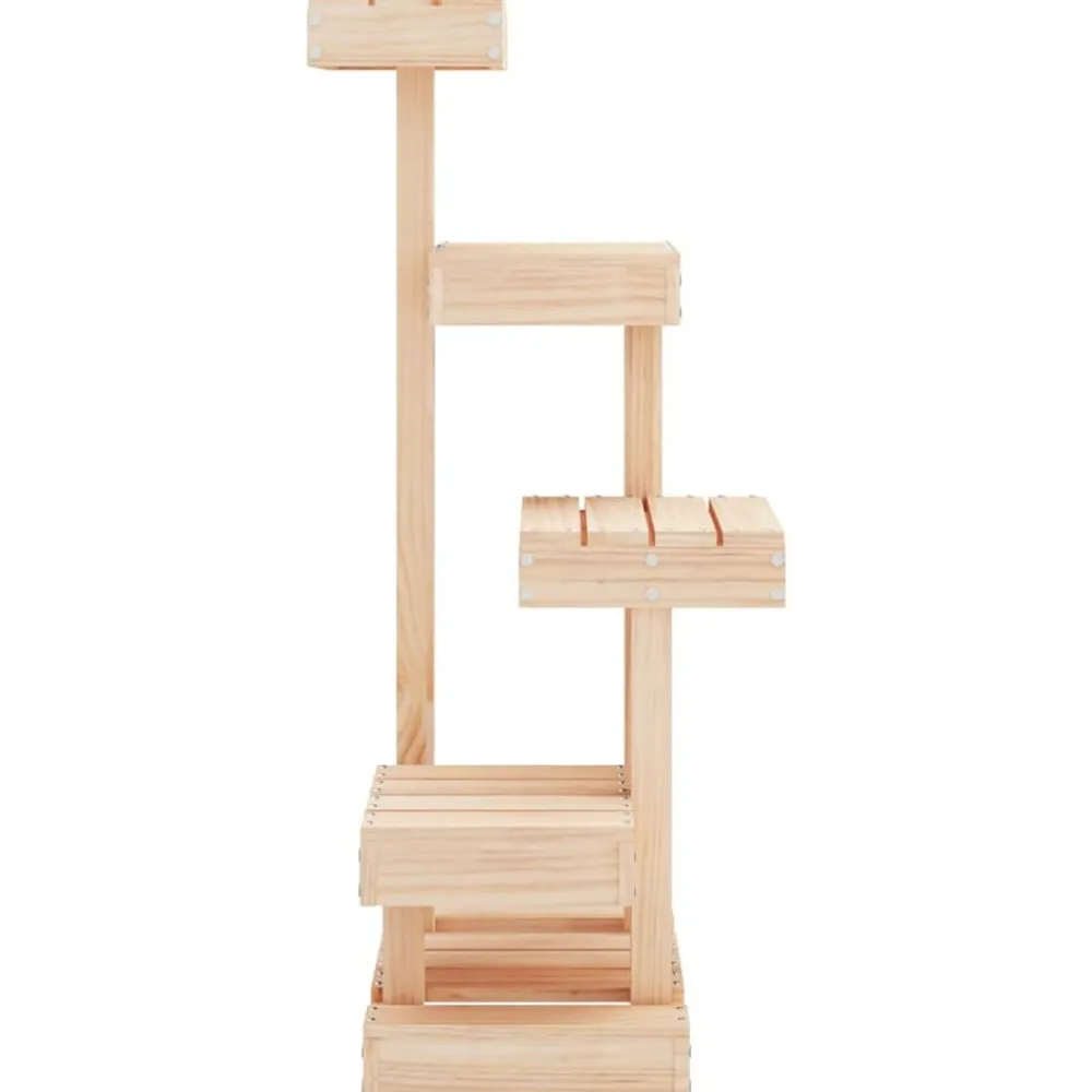 vidaXL Productos Para Mascotas-Árbol para gatos madera maciza de pino 45,5x49x103 cm