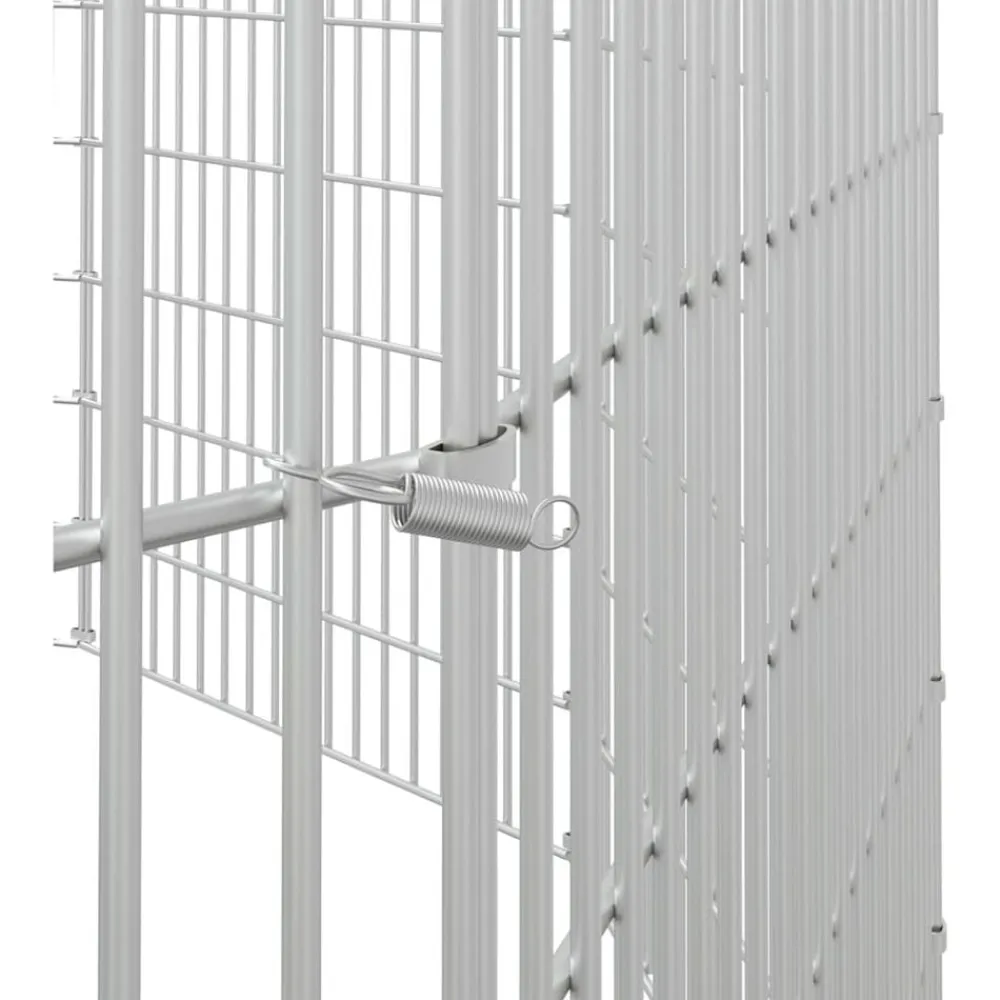 vidaXL Productos Para Mascotas-Recinto animales corral 12 paneles hierro galvanizado 54x60 cm