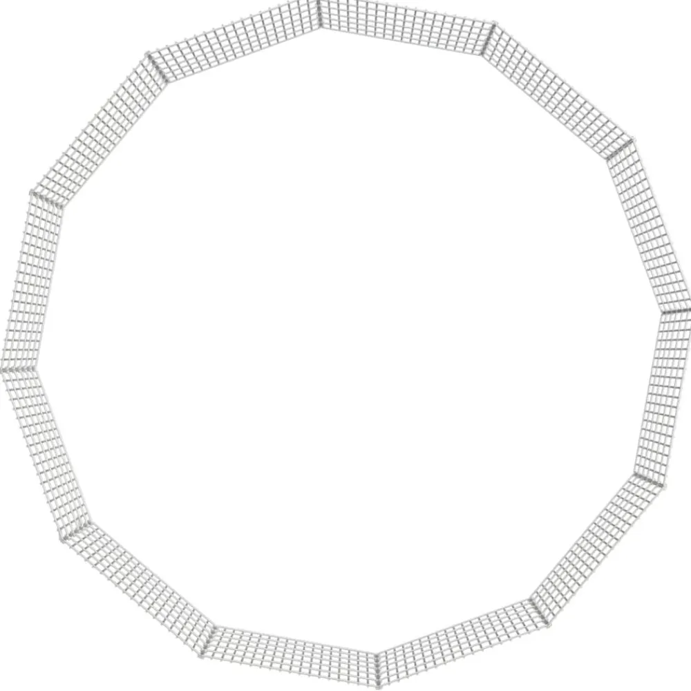 vidaXL Productos Para Mascotas-Recinto animales corral 12 paneles hierro galvanizado 54x60 cm