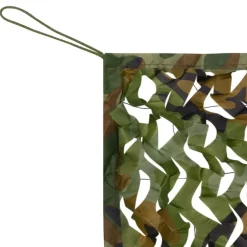 vidaXL Red camuflaje con bolsa de almacenamiento 1,5x10 m Verde Best