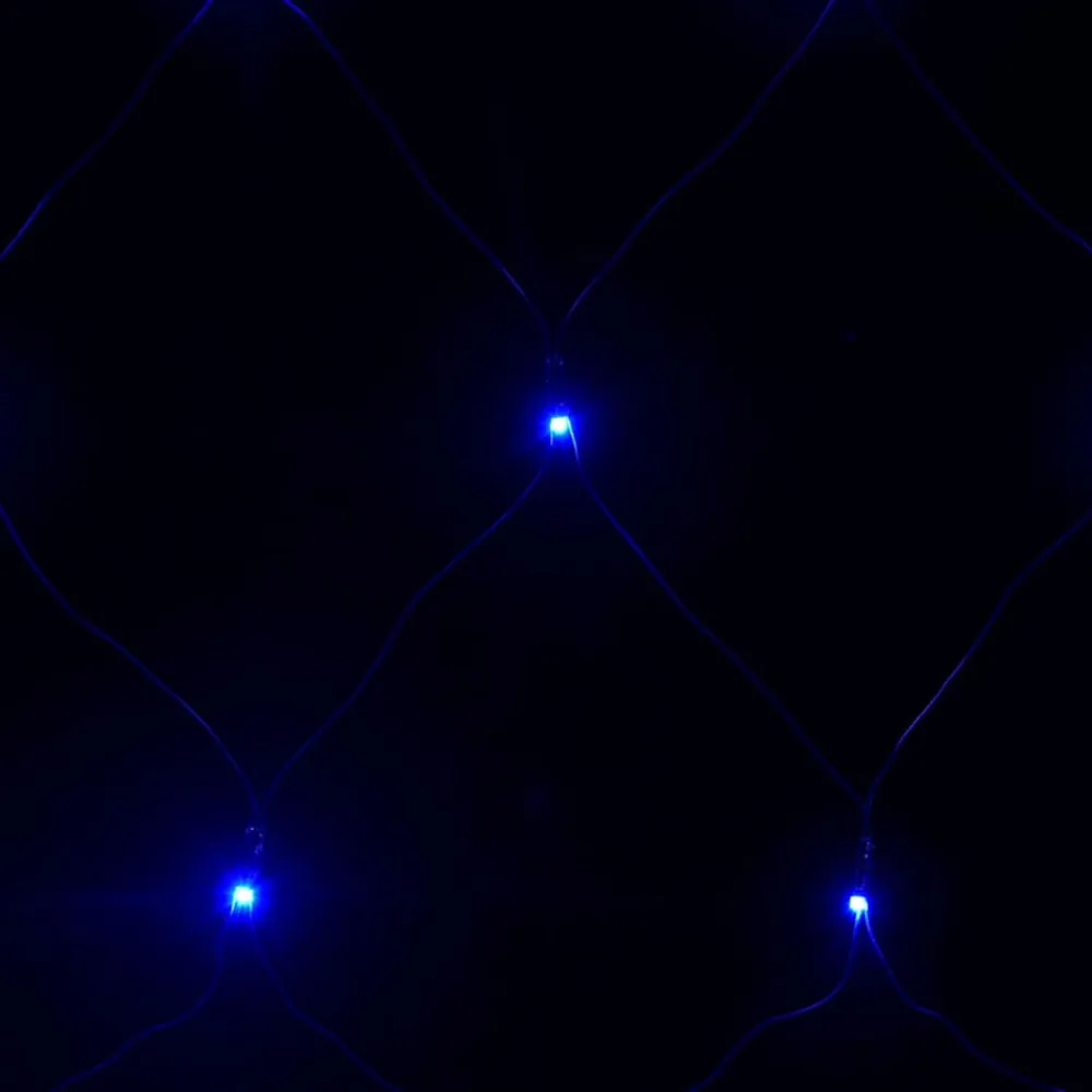 vidaXL Red de luces de Navidad 306 LEDs 3x3 m interior/exterior Azul Discount