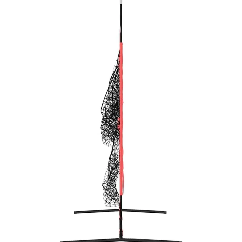 vidaXL Red de práctica de béisbol Negro 214,5 x 89,5 x 181 cm Clearance