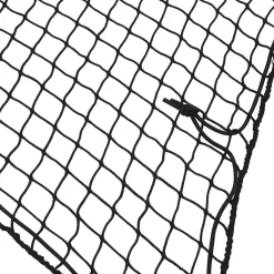 vidaXL Red de remolque con cuerda elástica PP 2,1x1,25 m Negro Discount