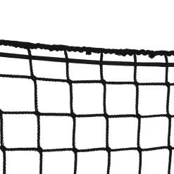 vidaXL Red de remolque con cuerda elástica PP 2,1x1,25 m Negro Discount