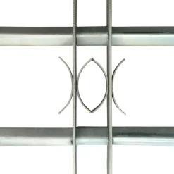 vidaXL Rejas de seguridad de ventana ajustables 2 uds 700-1050 mm Discount