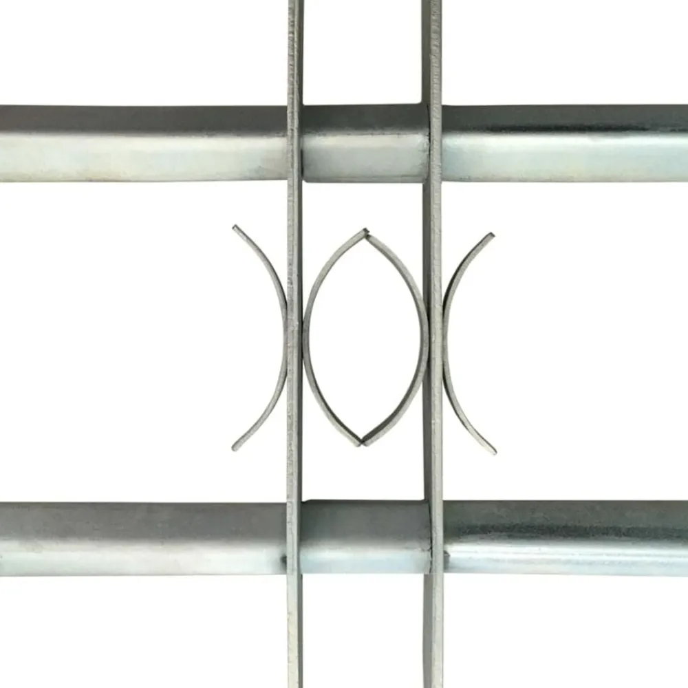 vidaXL Rejas de seguridad de ventana ajustables 2 uds 700-1050 mm Discount