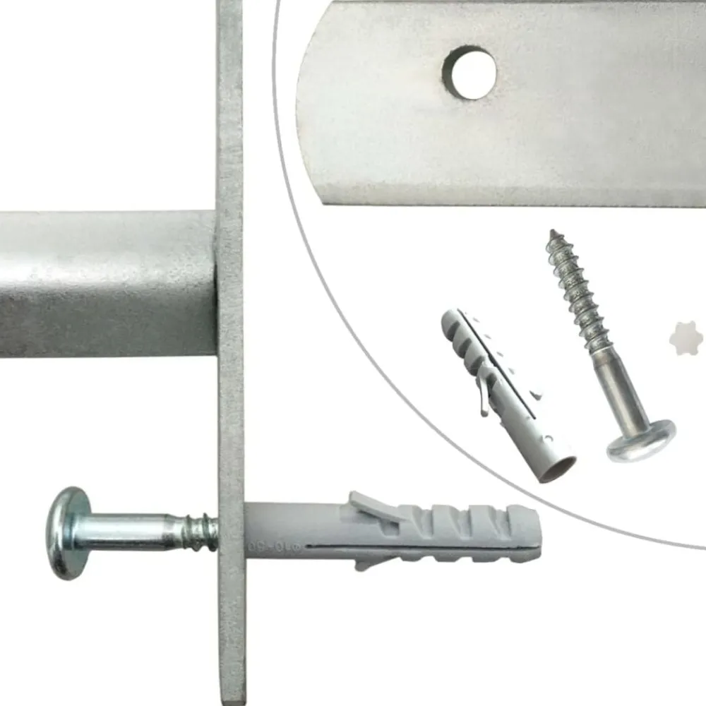 vidaXL Rejas de seguridad de ventana ajustables 2 uds 700-1050 mm Discount